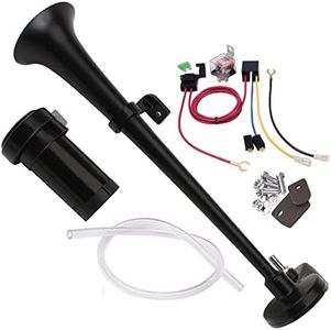 FARBIN Train Horn for Truck 12V 150 db Air Horn for Car Super Loud 18" Single Trumpet Truck Horn with Compressor and Wire Harness