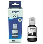 Epson 005 120 ml Black Ink Bottle, Compatible with M1100/M1120/M2140 Printer Models