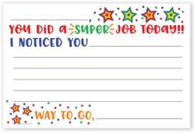 Super Job - Teacher Notes to Parent