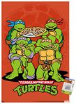 Nickelodeon Teenage Mutant Ninja Turtles - Pizza Wall Poster with Push Pins