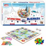 Ankit Toys & Games International Business Board Game for Kids & Family - Educational and Fun Property Management Global Trade Game for Ages 6+ (Board Size 38 * 38 Cm)