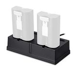 Charging Station Compatible with The Rechargeable Batteries for Ring Spotlight Cam Battery, Ring Video Doorbell 2, and Ring Stick Up Cam Battery HD - Zero Downtime for Your Ring Device
