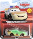 Disney Cars 2024 Diecast Metal Cars On The Road B-Movie Lightning McQueen Deputy Hazard with Slime