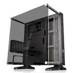 Thermaltake Core P3 ATX Tempered Glass Gaming Computer Case Chassis, Open Frame Panoramic Viewing, Glass Wall-Mount, Black Edition, CA-1G4-00M1WN-03