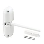 Prime-Line Astra KC10HD Safety Spring Door Closer by Prime-Line “ Easy to Install to Convert Hinged Doors to Self-Closing “ Diecast Construction (4-1/4 Inch White, Non-Handed)