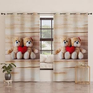 PETTI Artigiani Italiani - Tende a Pannelli per Interno con Anelli 2 Pezzi 140x280cm, Tenda Camera da Letto e Soggiorno Oscuranti Isolanti e Moderne, Dolcezza, 100% Made in Italy