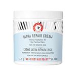 First Aid Beauty Ultra Repair Cream Intense Hydration Moisturiser for Face and Body – Rich Whipped Texture Strengthens Skin Barrier + Instantly Relieves Dry, Distressed Skin – 170.1g