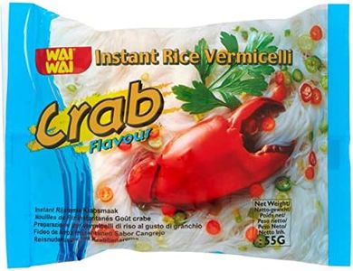 Wai Wai Crab Flavour Instant Rice Vermicelli Noodles, 55 g