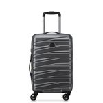 Delsey Paris Tiphanie 76 cms Large Check-in Polycarbonate Hard-Sided 4 Double Wheels Suitcase/Luggage/Trolley Bag for Travel with TSA Lock (Graphite)