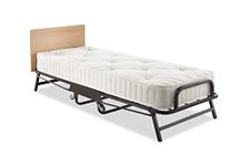 Jay-Be Crown Premier Folding Bed with Deep Sprung Mattress - Single, Black