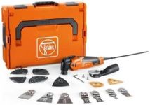 Fein MultiMaster MM 500 Plus Top Oscillating MultiTool Set with QuickIn, Anti-Vibration System and Tacho Generator - 350 W, StarlockPlus Tool Mount - 72296770090