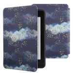 MOCA Case for Kindle Paperwhite 12th Gen 7" (2024) & Kindle Colorsoft 7" (2025), Slim PU Leather Cover with Auto Wake/Sleep, Magnetic Closure, Lightweight (Dark Aesthetic)
