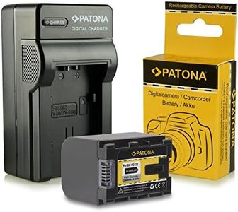 PATONA Caricabatteria + Batteria BN-VG121 Ricambio per JVC BN-VG107, BN-VG107U, BN-VG108, BN-VG108U, BN-VG114, BN-VG114U, BN-VG121U, BN-VG138, BN-VG138U, AA-VG1, AA-VG1U Batterie