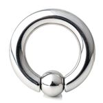 Ruifan 316L Surgical Steel Spring Action Captive Bead Ring CBR 4G 1/2 Inch