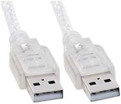 Astrotek USB 2.0 Type A Male to Type A Male Cable, 2 Meter Length, Transparent