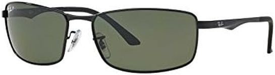 Ray-Ban Men's RB3498 Rectangular Su