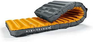 ZOOOBELIVES 3D Wrapping Inflatable Camping Sleeping Pad with Built-in Pump, Extra Thick and Wide, Ultimate Comfortable Compact Camp Air Mat for Tent, Car Traveling and Backpacking - Airlive2000X