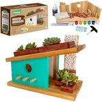 SparkJump Modern Birdhouse Woodwork