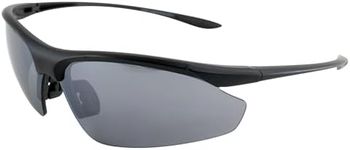 Epoch Eyewear Cadence Golf Sport Sunglasses Black Frame with Smoke Lens