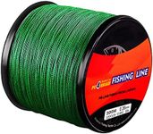 Fishing Line, PE Braided Fishing Line 300m 30lb 2.5 Rock Sea Fishing Line for Saltwater Freshwater Green