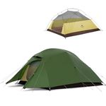 Naturehike Upgraded Cloud Up 3 Person Tent Lightweight Backpacking Tent for Camping Hiking