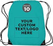 DISCOUNT PROMOS Polyester Drawstring Bags