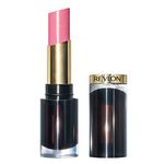 Revlon Super Lustrous Glass Shine Moisturizing Lipstick with Aloe and Rose Quartz in Pink, 021 So Sleek Pink, 0.15 Oz