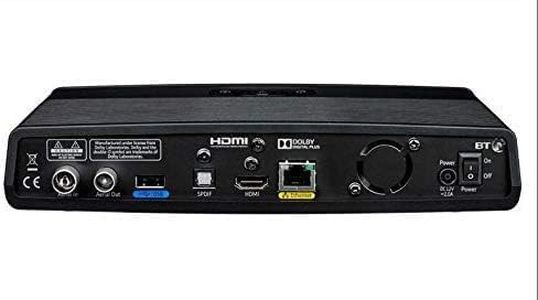 BT Ultra HD 4K YouView Recorder Box, 500GB – Twin Freeview HD Tuners, Pause/Rewind