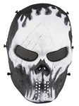 AOUTACC Airsoft Skull Mask,Full Face Skull Tactical Mask for Masquerade Ball, Party and Halloween Cos Skull Mask,Cs War Game,BB Gun