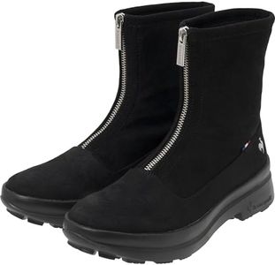 Cox Sportif Women's Winter Boots, Bere-IV FZ, Rain, Snow, Waterproof, Heat Generating, Heat Storage, Deodorizing, BK00 (LU4FBT89LZ), 25.0 cm