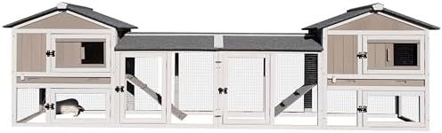Gowoodhut Rabbit Hutch Indoor Outdo