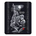 Meikeren Ride or Die Ride or Die Motorcycle Biker Lovers 60"x80" inch Luxury Royal Plush Blanket Rose Décor