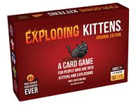 Exploding Kittens - Card Games | Family Friendly Party Games | Russian Roulette | German | Danish | Norwegian | Finnish | Age 7+ | 2 to 5 Players | Playing Time 10-20 Minutes