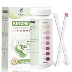 Yiffer Ketone Test Strips (175 Count) - Professional 7-Color Ketone Urine Test for Accurate Ketosis Monitoring, Keto, Low-Carb, Atkins & Paleo Diet Tracker with Easy-Read Results