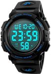 MJSCPHBJK Mens Digital Sports Watch, Waterproof LED Screen Large Face Military Watches for Men