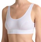 Sloggi Women's Double Comfort Top Everyday Bra, White, 36 UK