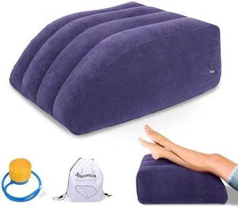 INFLATEFLY Leg Elevation Pillow, Inflatable Wedge Pillows for Sleeping, Knee Pillow for Legs Relax Muscles and Comfort Reduce Swelling,Injury,Recovery
