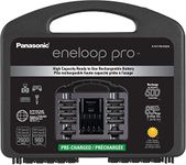 Panasonic K-KJ17KHC82A eneloop pro Capacity Power Pack, 8AA, 2AAA, with Advanced Individual Battery Charger