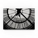 Trademark Fine Art Big Clock by Chris Bliss, 12x19 Canvas Wall Art