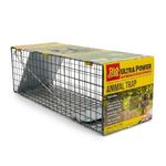 The Big Cheese Live Animal Trap – Welfare-Friendly Live-Catch Cage Trap for Mink, Cats, and Similar Sized Animals, Indoor and Outdoor use, 60 cm x 19 cm x 19 cm, Silver