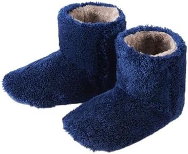 [Amazon.co.jp Limited] Kumori Room Shoes, Moisture Absorption, Heat Generating, Room Boots, Warm, Slippers, Anti-Slip, Warm, Fluffy, Boa, Winter, Cold Protection, Soundproofing, Washable, Unisex, Indoor Shoes, Hookah Shoes (XXL, 27.5-29 cm Navy)