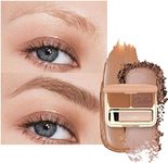 Oulac Brown Eyebrow Powder 2 Colours Fills & Contours Brows with Brow Brush & Mirror, Long Lasting Eye Brow Pomade, WaterProof Eyebrow Gel for Light Brown Hair, 3.2 g, Ginger