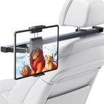 LISEN iPad Holder for Car Tablet Mount for Car Headrest iPad Holder for Car Backseat Kids Road Trip Essentials Effectively Prevent Children from Being Noisy Fits All 4.7-12.9" Devices & Headrest Rod