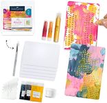 Faber-Castell 20 Minute Studio Abstract Art for Beginners - Mixed Media Adult Arts and Crafts with Gelatos