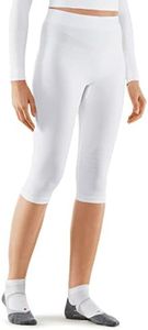 Falke Women's Standard Max Warm 3/4 Base Layer Bottom, White (White 2860)