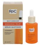 RoC Multi Correxion® Revive + Glow 10% Active Vitamin C Serum for Face, Daily Anti-Aging Wrinkle and Skin Tone Skin Care Treatment, Brightening Serum for Dark Spots, 30ML, Clear