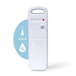 AcuRite Wireless Indoor Outdoor Temperature and Humidity Sensor (06002M), white