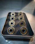 THUNDER SKATES Overlap 627Z type 11 Ball High Speed Skate Roller Bearings for Quad Roller Skate applications (16 PCs 7 mm Bore dia)
