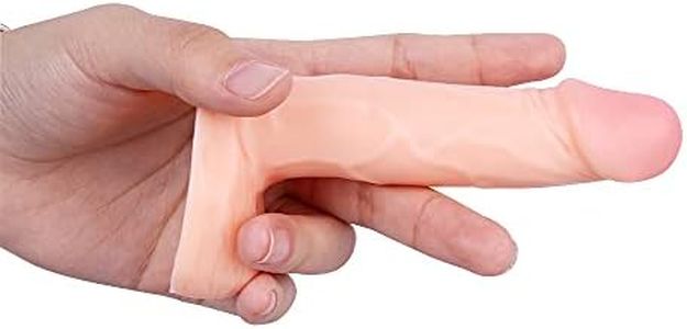 4.5 Inches Realistic Dildo for Beginners, Anal Dildos Lifelike Fake Penis for Women/Men/Gay, Adult Sex Toys for G spot Stimulator Anal Plug Training Sets (4.3''Flesh)