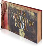 Adventure Book Handcrafted Diary Photo Scrapbook,Tailored for Preserving Cherished Moments,Gift for Couples' Anniversaries,Weddings,Globetrotters,Birthdays,Christmas & Note-taking Gifts